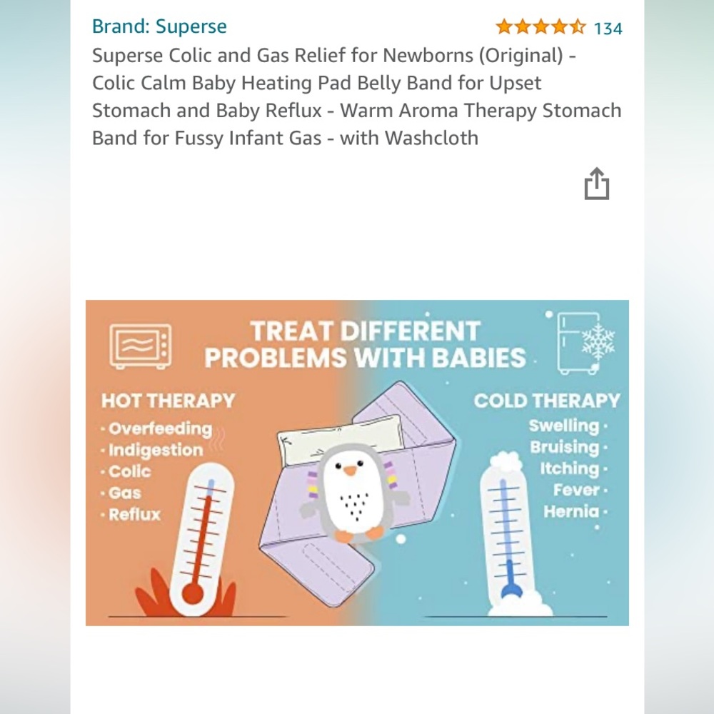NEW Superse Baby Heating Pad - Picture 16 of 16